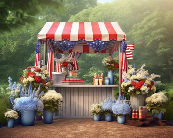 Fourth of July Stand